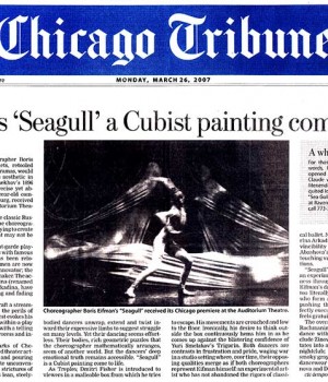 Eifman’s ‘Seagull’ a Cubist painting come to life