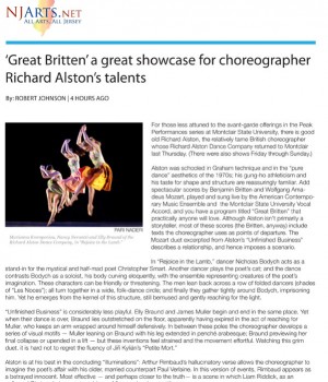 ‘Great Britten’ a great showcase for choreographer Richard Alston’s talents
