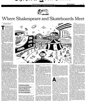 Where Shakespeare and Skateboards Meet